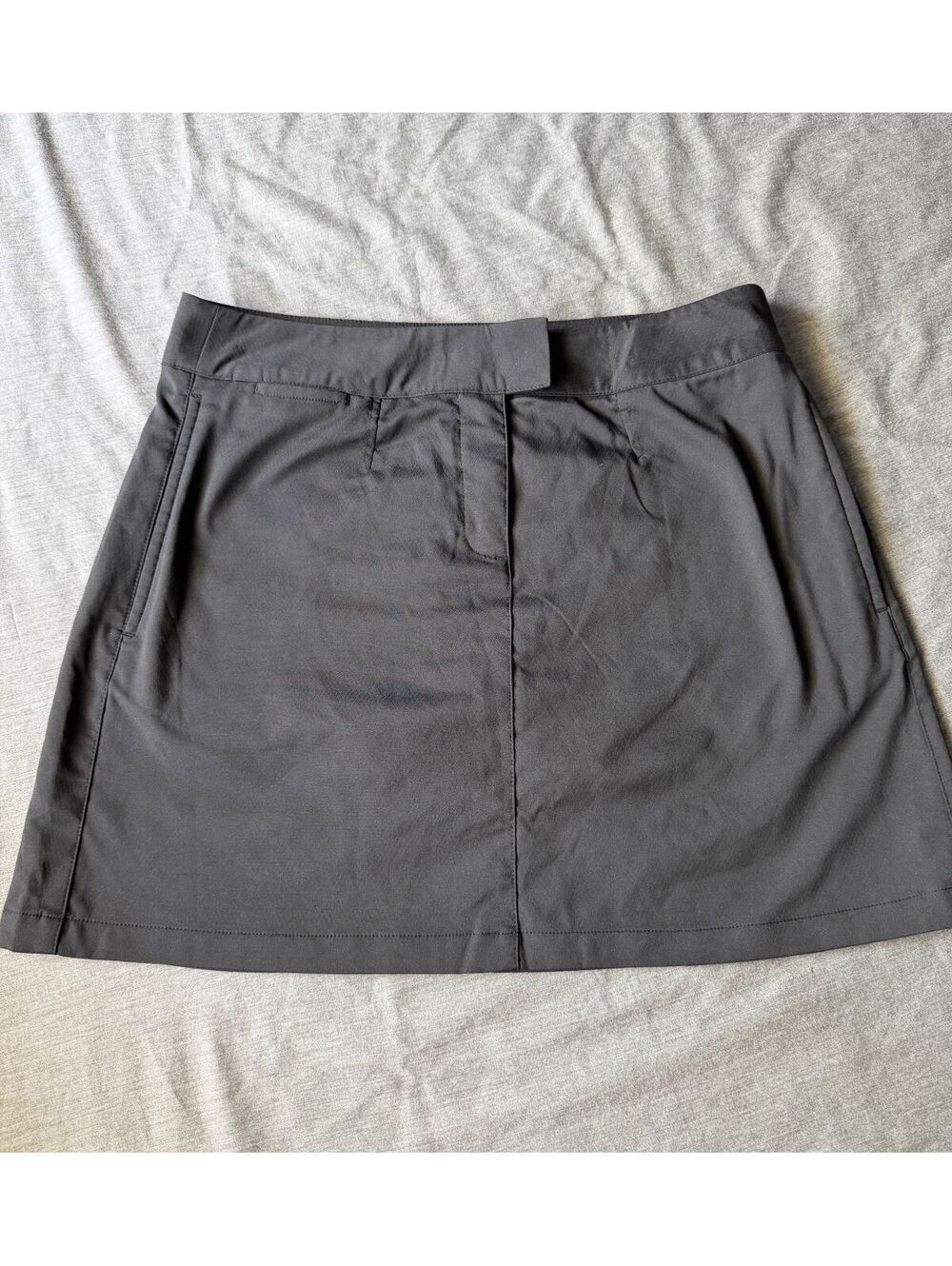 PUMA Solid Tech Golf Skort / Skirt Black Size 8 NWT